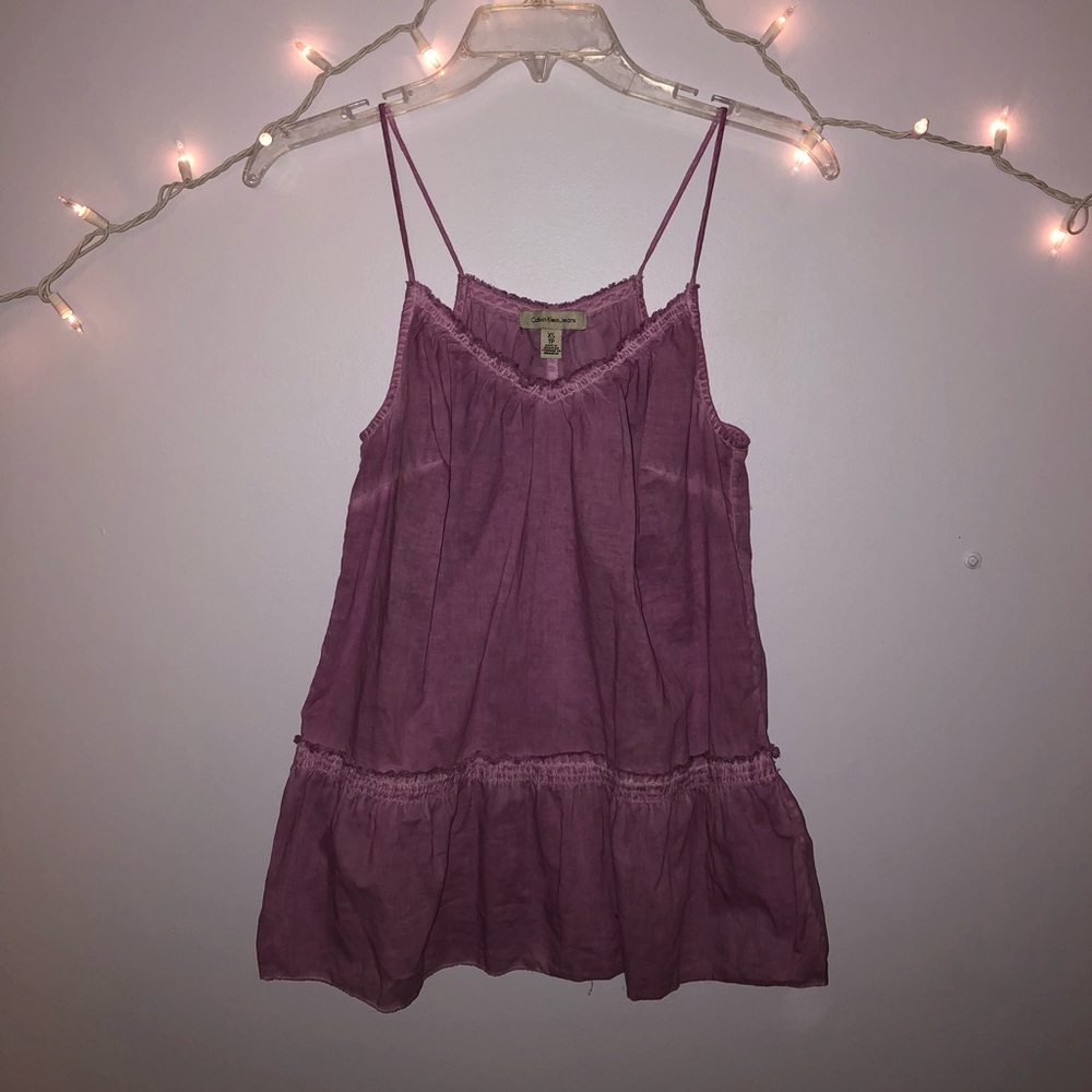 NWOT pink calvin klein tank top